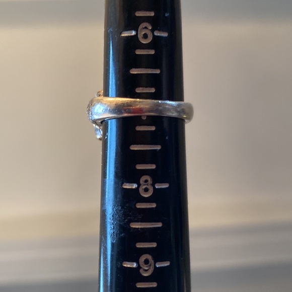 Effy brilliant Checkerboard faceted cushion cut blue topaz ring - Picture 7 of 7